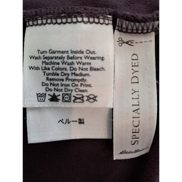 🪻BOGO🪻 Eddie Bauer Men's Golf Polo‎ Shirt  100% Cotton Size XLT Purple - Picture 6 of 7